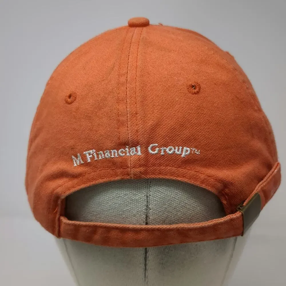 Hasco Promo Baseball Cap Orange One Size M Financial Group Embroidered Hat